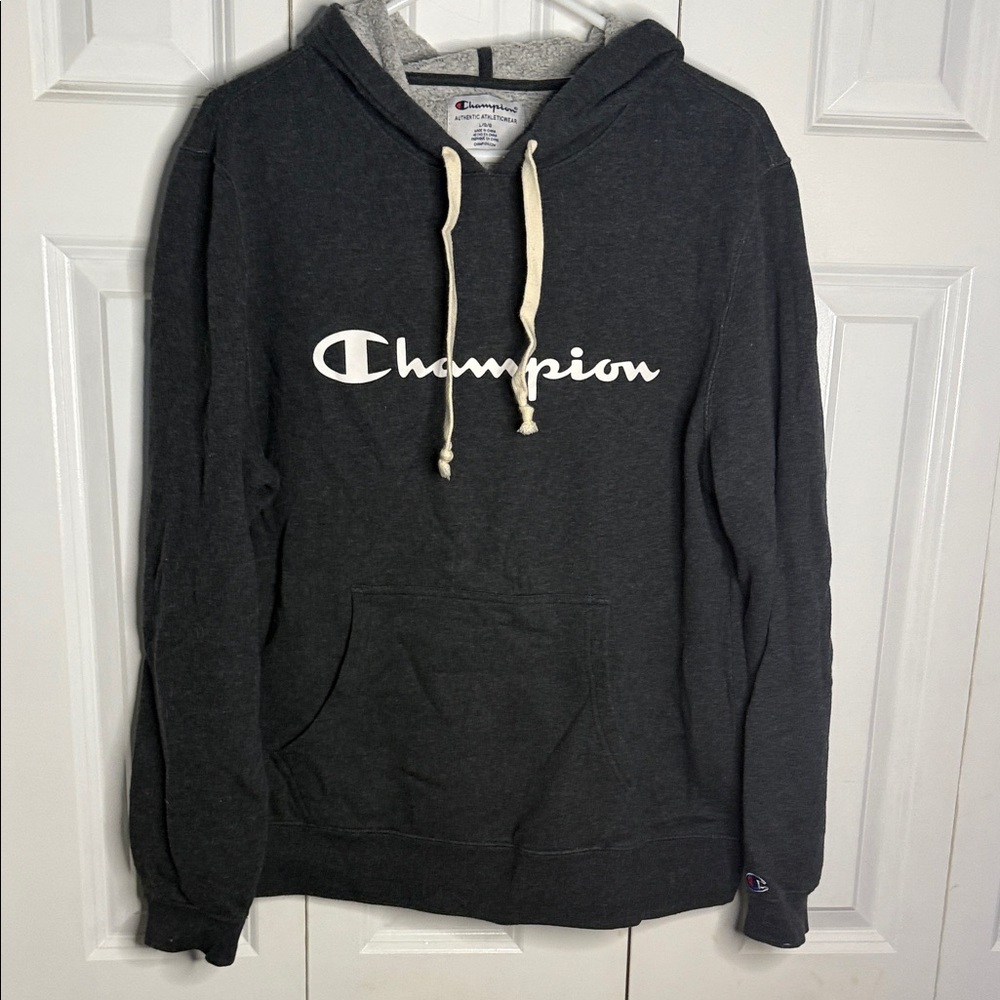 Champion Men's Charcoal Hoodie